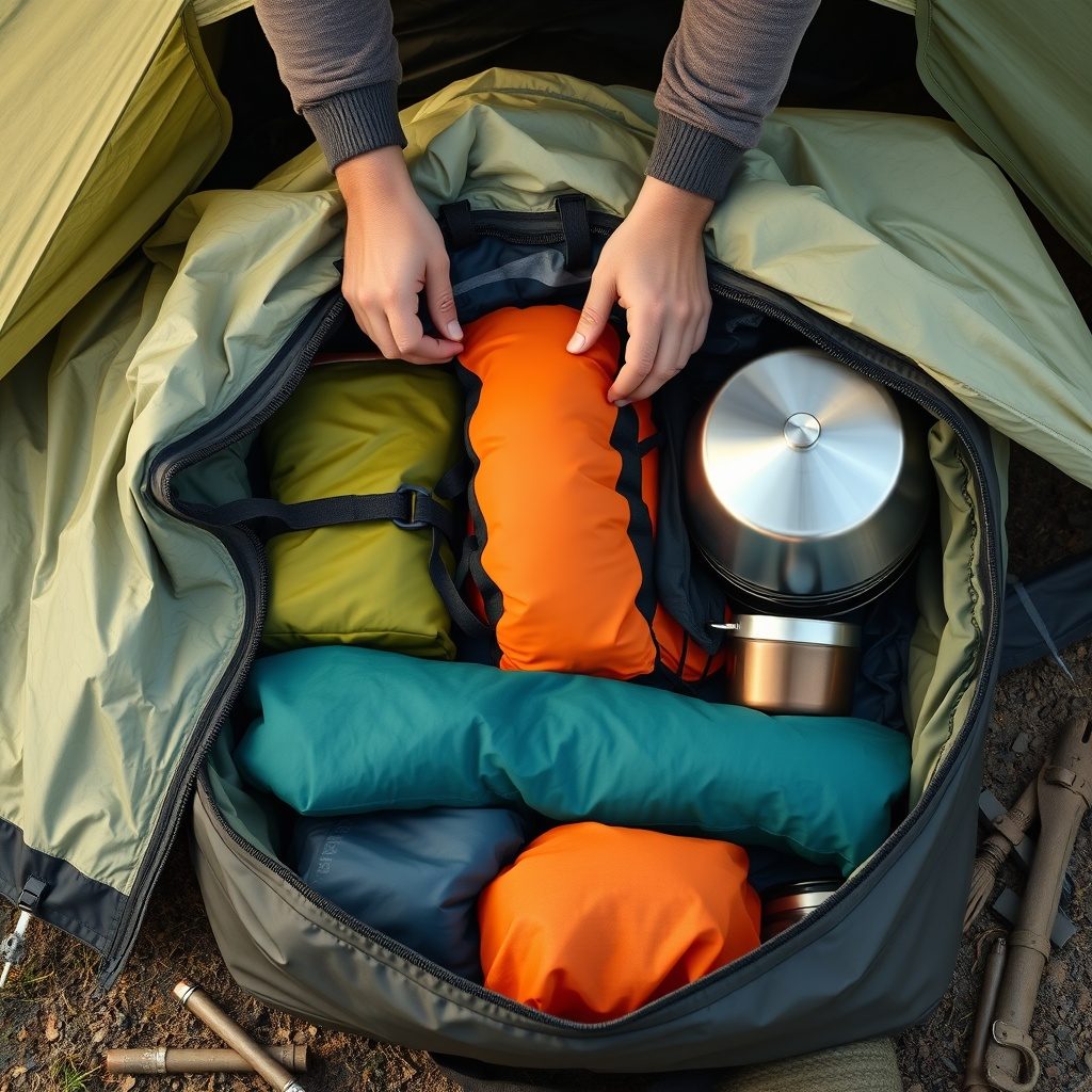 Camping kits with essentials