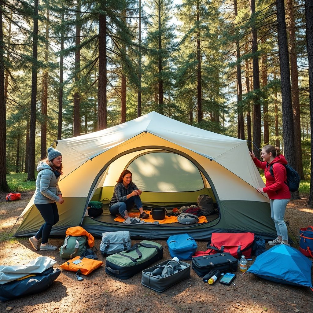 Camping equipment rental