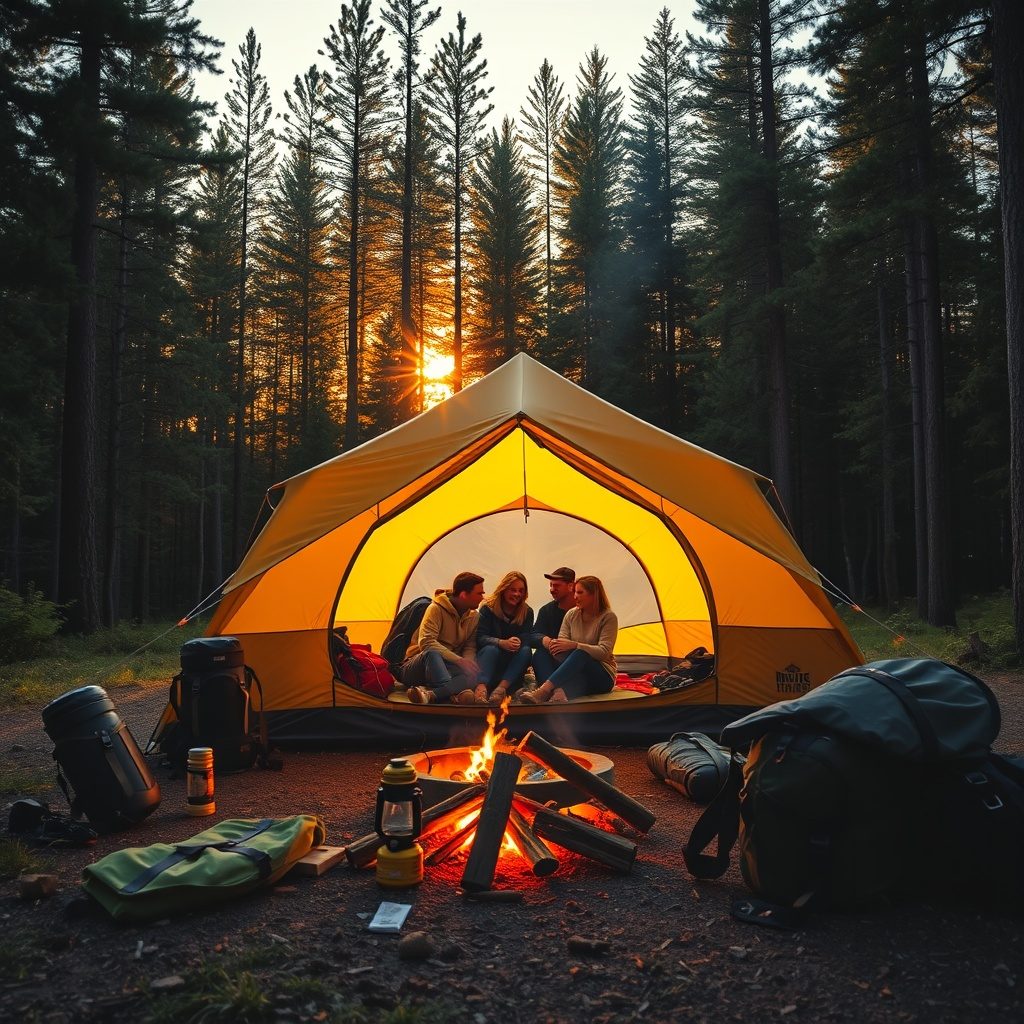 Camping equipment rental