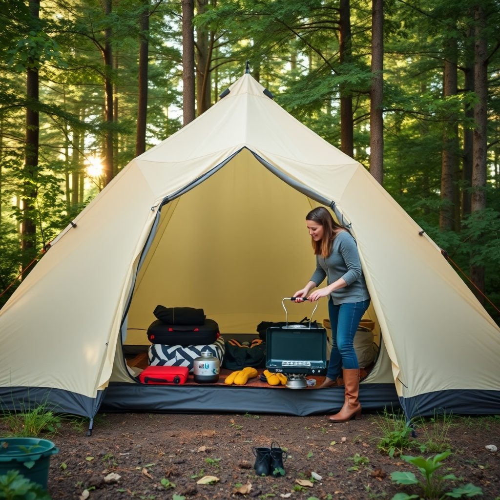 Camping gear rental